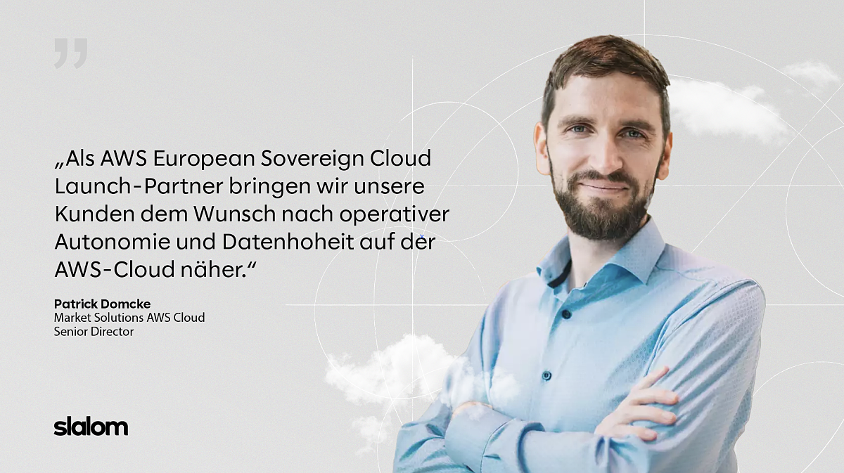 Patrick Domcke, Senior Director, Market Solutions AWS Cloud